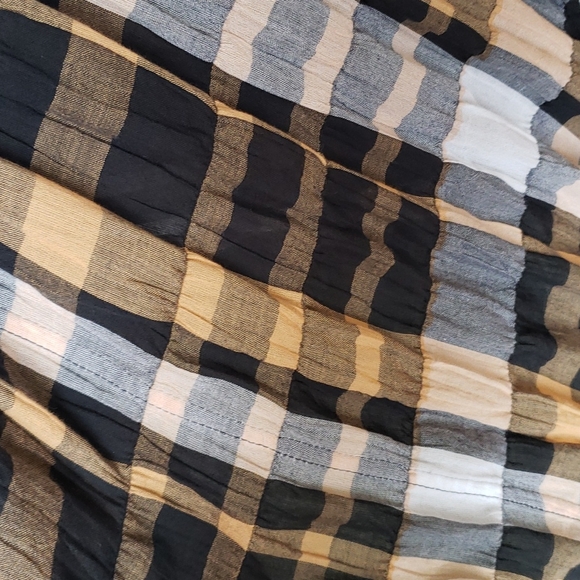 Anthropologie Holding Horses Sunlit Plaid Tunic sz 4 Women's Top - Picture 6 of 14